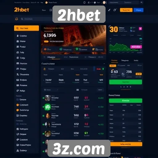 Análise da interface do site 2hbet