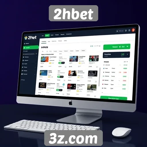 Análise da interface do usuário no site 2hbet